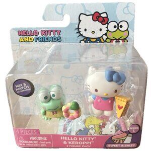 Sanrio Sweet & Salty Hello Kitty Keroppi Mini Figures 2 Pack Series 1 CollectSet